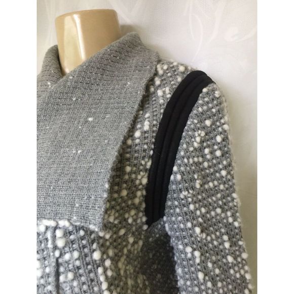 FAUSTA TRICOT DEVOTION Jacket Open Front Tweed - Picture 5 of 7